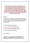 3CX INSTITUTE STATE OF THE ART CERTIFICATION EXAM ACTUAL 2026&sol;2027 TEST BANK PRACTICE QUESTIONS AND STUDY GUIDE ACCURATE EXAM COMPLETE APPROVED QUESTIONS WITH WELL ELABORATED SOLUTIONS AND DETAILED RATIONALES &lpar;100&percnt; CORRECT VERIFIED ANSWERS&rpar; CURRENTLY UPDA