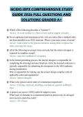 NCIDQ IDPX COMPREHENSIVE STUDY GUIDE 2026 FULL QUESTIONS AND SOLUTIONS GRADED A