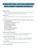 NCIDQ IDPX FINAL TEST 2026 QUESTIONS WITH CORRECT ANSWERS GRADED A