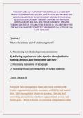WGU D099 OA EXAM &sol; APPROVED WGU D099 SALES MANAGEMENT OBJECTIVE ASSESSMENT EXAM TEST BANK ACTUAL 2026&sol;2027 PRACTICE QUESTIONS AND STUDY GUIDE COMPLETE ACCURATE EXAM REAL QUESTIONS AND CORRECT VERIFIED ANSWERS AND DETAILED RATIONALES &lpar;100&percnt; RELIABLE SOLUTIO