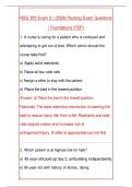NSG 300 Exam 2 &vert; &lpar;2026&rpar; Nursing Exam Questions&NewLine;&vert; Foundations &lpar;PDF&rpar;