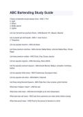ABC Bartending Study Guide 2026&sol;2027 &vert; Questions&comma; Verified Answers & Exam Prep