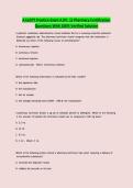 ExCPT Practice Exam A &lpar;Pt&period; 1&rpar; - Pharmacy Technician Certification Questions With 100&percnt; Verified Solutions &lpar;2026&sol;2027 Updated Guide&rpar;  