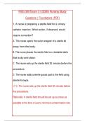 NSG 300 Exam 3 &vert; &lpar;2026&rpar; Nursing Study&NewLine;Questions &vert; Foundations &lpar;PDF&rpar;