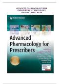 Advanced Pharmacology for Prescribers 1st Edition Luu Kayingo Test Bank ISBN&colon;9780826195463&vert;Complete Guide A&plus;&NewLine;