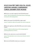 NCLEX EXAM PREP TIMBYS 2026 FULL SOLVED QUESTIONS ANSWERS COMPREHENSIVE 