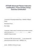 FITOUR Advanced & Group Exercise 2026&sol;2027