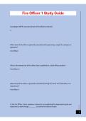Fire Officer 1 Study Guide 2026&sol;2027