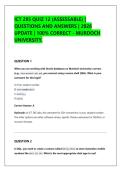 ICT 285 QUIZ 12 &lpar;ASSESSABLE&rpar; &vert; &NewLine;QUESTIONS AND ANSWERS &vert; 2026 &NewLine;UPDATE &vert; 100&percnt; CORRECT - MURDOCH &NewLine;UNIVERSITY
