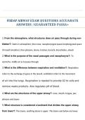 FISDAP Airway Exam 2026&sol;2027 Q&A Final Prep