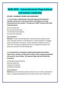 NURS 6053 &ndash; Interprofessional Organizational &NewLine;and Systems Leadership 