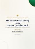 ASU BIO 181 Exam 3 Study Exam  Question Bank 2026&sol;2027 with Verified Answers & Detailed Rationales&NewLine;&NewLine;