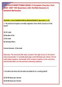 RELIAS DYSRHYTHMIA BASIC A Complete Practice Test &NewLine;2026 -2027 100 Questions with Verified Answers & &NewLine;Detailed Rationales