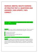 NURS 5350 M3L3 &vert; QUESTIONS AND &NewLine;ANSWERS &vert; 2026 UPDATE &vert; 100&percnt; &NewLine;CORRECT - UTA
