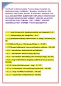 This test bank is designed to help students prepare for pharmacology &NewLine;examinations using Understanding Pharmacology&colon; Essentials for &NewLine;Medication Safety&comma; 3rd Edition by Workman & LaCharity&period; For the most &NewLine;accurate and up-to-date information&comma; always refer 
