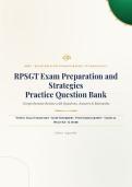RPSGT Exam Preparation and Strategies Question Bank 2026&sol;2027 with Verified Answers & Detailed Rationales&NewLine;&NewLine;