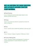 MGT 6311 MIDTERM TEST BANK QUESTIONS&NewLine;AND ACCURATE ANSWERS PRACTICE&NewLine;STUDY MATERIAL&NewLine;