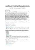 Workplace Violence Exam 2026&sol;2027 &ndash; Study Set with Verified Solutions &vert; 100 Practice Questions