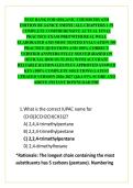 TEST BANK FOR ORGANIC CHEMISTRY 6TH EDITION BY JANICE SMITH &vert; ALL CHAPTERS 1-29 COMPLETE COMPREHENSIVE ACTUAL FINAL PRACTICE EXAM PREP WITH REAL WELL ELABORATED AND MOST TESTED EVALUATION 300 PRACTICE QUESTIONS AND 100&percnt; CORRECT VERIFIED ANSWERS FULLY SOLV
