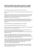 MARYVILLE UNIVERSITY NURS 623 EXAM 1 2026&sol;2027 &vert; NURSING STUDY GUIDE&comma; PRACTICE QUESTIONS&comma; ANSWERS & EXAM REVIEW
