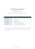 WGU D426 FINAL EXAM REVIEW 2026&sol;2027 &vert; Data Management Foundations Verified Q&A 100&percnt; Correct &vert; Grade A &vert; Pass Guaranteed&NewLine;&NewLine;