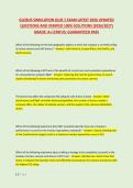 GLOBUS SIMULATION QUIZ 1 EXAM LATEST 2026 UPDATED &NewLine;QUESTIONS AND VERIFIED 100&percnt; SOLUTIONS &lpar;2026&sol;2027&rpar; &NewLine;GRADE&colon; A&plus;&vert;STATUS&colon; GUARANTEED PASS 