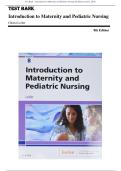Test Bank - Introduction to Maternity and Pediatric Nursing 8th Edition &lpar;Leifer&comma; 2019&rpar; Chapter 1-34 &vert; All Chapters
