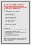ALABAMA HOME BUILDERS BUSINESS & LAW &NewLine;EXAM PRACTICE QUESTIONS AND CORRECT &NewLine;ANSWERS &lpar;VERIFIED ANSWERS&rpar; PLUS RATIONALES &NewLine;2027 Q&A &vert; INSTANT DOWNLOAD PDF 