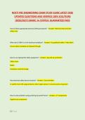 NOCTI PRE ENGINEERING EXAM STUDY GUIDE LATEST 2026 &NewLine;UPDATED QUESTIONS AND VERIFIED 100&percnt; SOLUTIONS &NewLine;&lpar;2026&sol;2027&rpar; GRADE&colon; A&plus;&vert;STATUS&colon; GUARANTEED PASS 