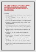 CNT CLEAN TECHNIQUE ACTUAL EXAM NEWEST &NewLine;COMPLETE 130 QUESTIONS AND CORRECT &NewLine;DETAILED ANSWERS &vert; ALREADY GRADED A&plus; &vert; &NewLine;2026&sol;2027 EDITION