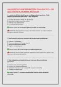 Latest 2026&sol;2027 NRNP 6645 MIDTERM EXAM PRACTICE &mdash; 100 &NewLine;QUESTIONS WITH ANSWERS & RATIONALES