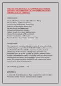 NURS 5432 FINAL EXAM TEST BANK NEWEST 2026 &vert; COMPLETE &NewLine;QUESTIONS AND CORRECT DETAILED ANSWERS &vert; BRAND NEW &NewLine;VERSION &vert; ALREADY GRADED A&plus; 