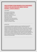 OHIO STATIONARY STEAM ENGINEER ACTUAL EXAM NEWEST &NewLine;COMPLETE 100 QUESTIONS AND CORRECT DETAILED &NewLine;ANSWERS &vert; ALREADY GRADED A&plus;
