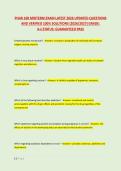 PHAR 100 MIDTERM EXAM LATEST 2026 UPDATED QUESTIONS &NewLine;AND VERIFIED 100&percnt; SOLUTIONS &lpar;2026&sol;2027&rpar; GRADE&colon; &NewLine;A&plus;&vert;STATUS&colon; GUARANTEED PASS