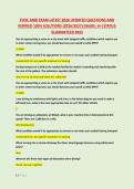 EVOC AMR EXAM LATEST 2026 UPDATED QUESTIONS AND &NewLine;VERIFIED 100&percnt; SOLUTIONS &lpar;2026&sol;2027&rpar; GRADE&colon; A&plus;&vert;STATUS&colon; &NewLine;GUARANTEED PASS