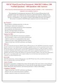 NR 567 Final Exam 2026&sol;2027&colon; Advanced Pharmacology for AGACNP - Complete Q&A Guide with Rationales