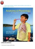 TEST BANK for Anatomy & Physiology&colon; An Integrative Approach&comma; 4th Edition&comma; Michael McKinley&comma; O&rsquo;Loughlin &period; All Chapters 1 to 29 Complete&comma; Verified Edition&vert;Complete Practice Questions with Answers