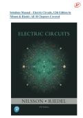 Solutions Manual &ndash; Electric Circuits&comma; 12th Edition by Nilsson & Riedel &vert; All 18 Chapters Covered&vert;Ace your exam on your first attempt&excl;&excl;&excl;