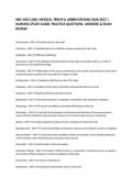 NRS 3025 LABS&comma; MEDICAL TERMS & ABBREVIATIONS 2026&sol;2027 &vert; NURSING STUDY GUIDE&comma; PRACTICE QUESTIONS&comma; ANSWERS & EXAM REVIEW