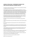 NURSING 212 FINAL EXAM &vert; COMPREHENSIVE NURSING STUDY GUIDE&comma; PRACTICE QUESTIONS & ANSWERS 2026&sol;2027