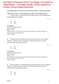 Test Bank for Business Driven Technology 11th Edition Paige Baltzan Chapter 2 &vert; 2027&sol;2028