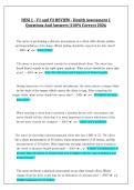 HESI Health Assessment 1 V1 and V2 Review &vert; Questions and Answers 2026