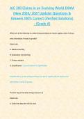 AIC 300 Claims in an Evolving World EXAM &lpar;New 2026&sol; 2027 Update&rpar; Questions & Answers 100&percnt; Correct &lpar;Verified Solutions&rpar; - &lbrace;Grade A&rcub;&NewLine;&NewLine;
