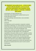 DC PROPERTY MANAGER EXAM &mdash; STUDY GUIDE &vert; &NewLine;LATEST UPDATE 2026&sol;2027 &vert; ACTUAL EXAM &vert; &NewLine;PRACTICE QUESTIONS AND ANSWERS &vert; EXAM &NewLine;REVIEW &vert; 100&percnt; CORRECT ANSWERS &vert; VERIFIED &NewLine;SOLUTIONS 