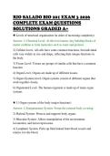 RIO SALADO BIO 201 EXAM 3 2026&NewLine;COMPLETE EXAM QUESTIONS&NewLine;SOLUTIONS GRADED A&plus;