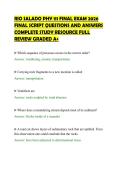 RIO SALADO PHY 111 FINAL EXAM 2026&NewLine;FINAL SCRIPT QUESTIONS AND ANSWERS&NewLine;COMPLETE STUDY RESOURCE FULL&NewLine;REVIEW GRADED A&plus;&NewLine;