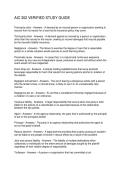 AIC 302 VERIFIED STUDY GUIDE