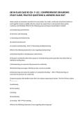 OB IN-CLASS QUIZ &num;3 &lpar;CH&period; 9&ndash;12&rpar; &vert; COMPREHENSIVE OB NURSING STUDY GUIDE&comma; PRACTICE QUESTIONS & ANSWERS 2026&sol;2027