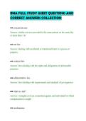 RMA FULL STUDY SHEET QUESTIONS AND&NewLine;CORRECT ANSWERS COLLECTION