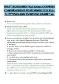 RN ATI FUNDAMENTALS & CHAPTERS&NewLine;COMPREHENSIVE STUDY GUIDE 2026 FULL&NewLine;QUESTIONS AND SOLUTIONS GRADED A&plus;